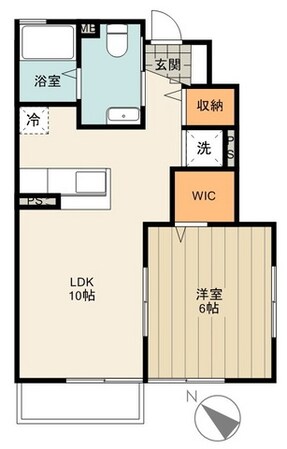 セジュール武蔵の物件間取画像